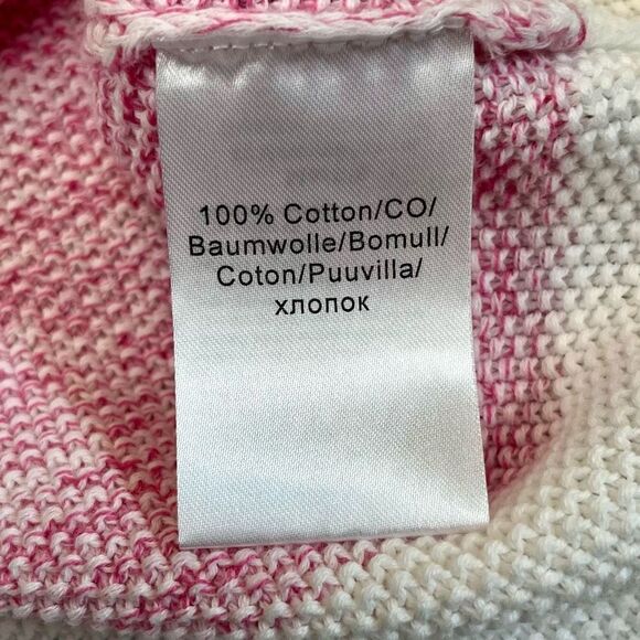 NWT Marble Ombre Color Block V-neck Sweater Small - Picture 9 of 11